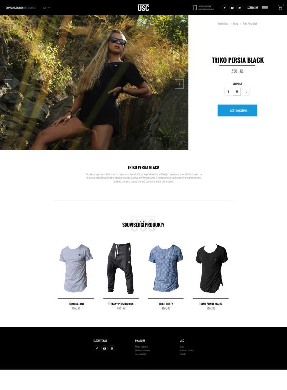 5. náhledový obrázek projektu USC - e-shop