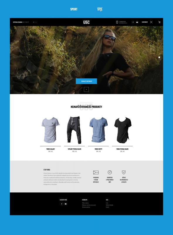 3. náhledový obrázek projektu USC - e-shop