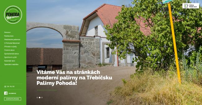 2. náhledový obrázek projektu Penzion Pohoda Nárameč