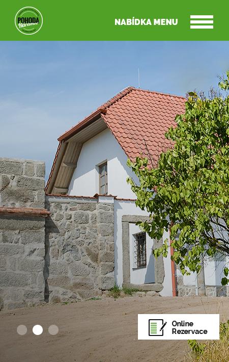 6. náhledový obrázek projektu Penzion Pohoda Nárameč