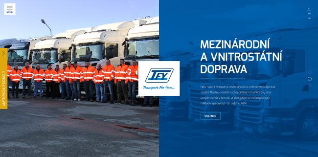 3. náhledový obrázek projektu Transport For You