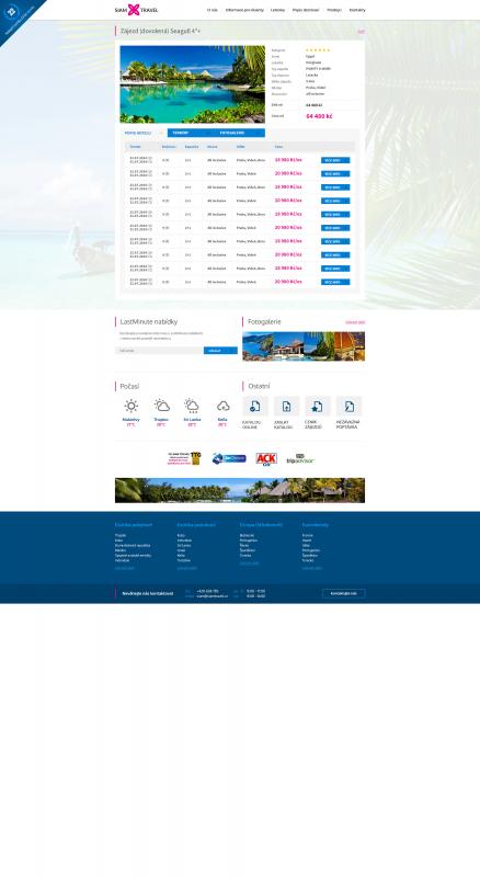 4. náhledový obrázek projektu Cestovní kancelář SIAMTRAVEL