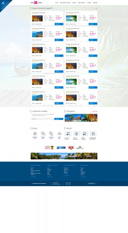 3. náhledový obrázek projektu Cestovní kancelář SIAMTRAVEL