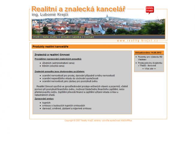 Reality Krejčí Třebíč