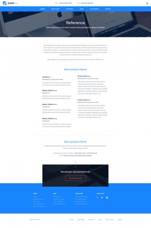 4. náhledový obrázek projektu Účetnictví DUDR, s.r.o.
