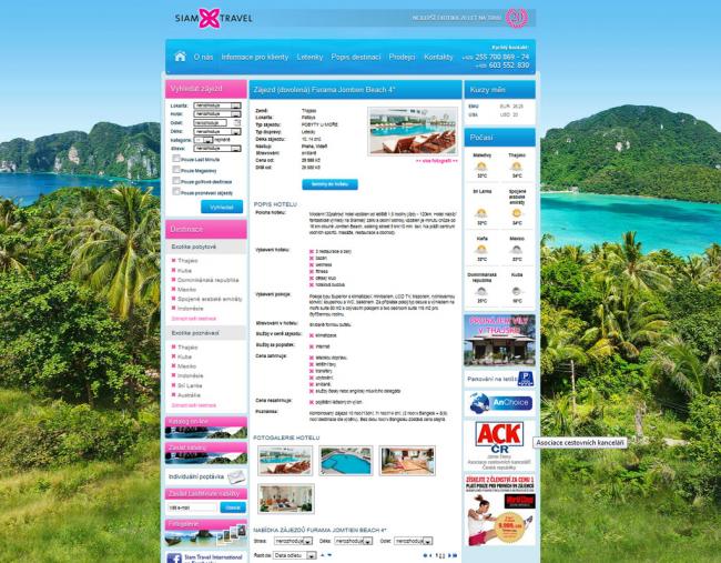 2. náhledový obrázek projektu CK - Siamtravel