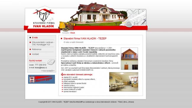Tezep - stavební firma